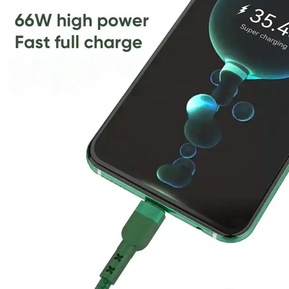 cargador alta potencia 66 watts carga rápida