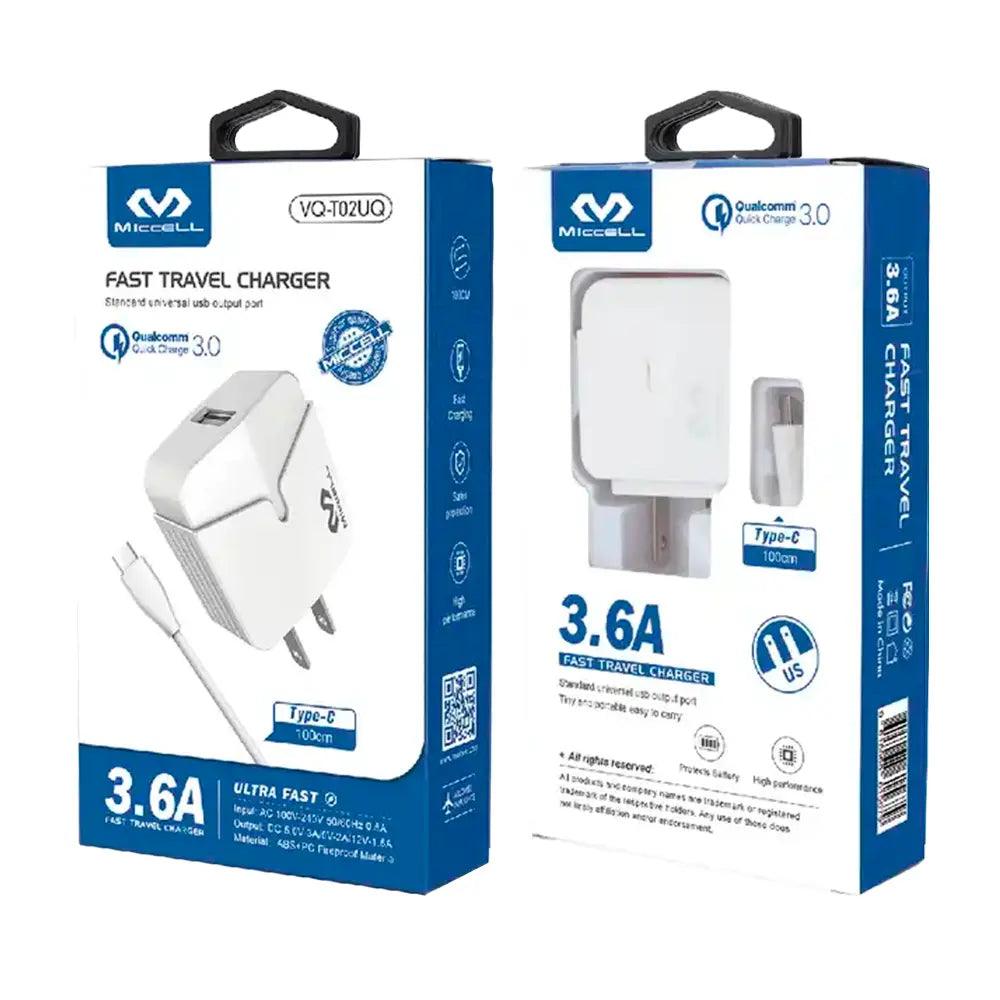 Caja VQ-T02 entrada Tipo-c color blanco