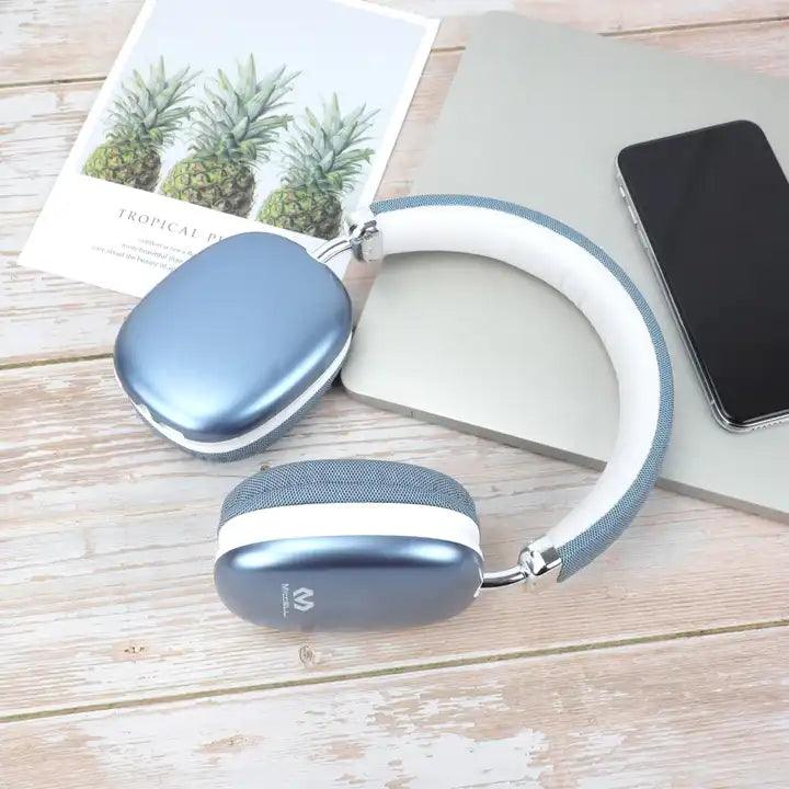 Cascos Bluetooth Gaming (VQ-B12) color azul iPhone