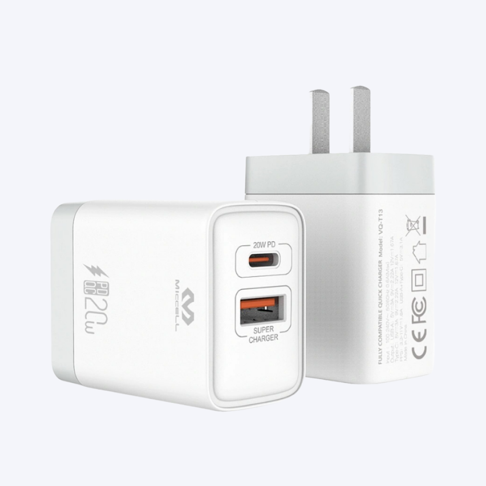 Cargador (VQ-T13) Super Carga Rápida QC+PD