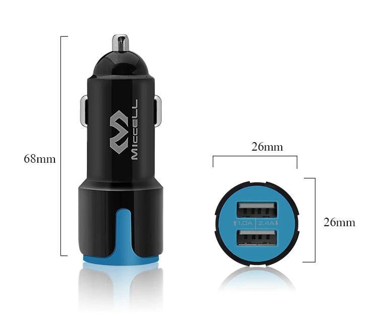 medidas del cargador para auto vq-c02