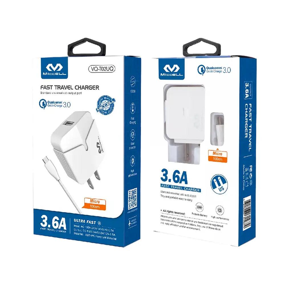 Caja VQ-T02 entrada micro USB color blanco