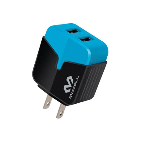 Cargador Color Negro con azul marca Miccell