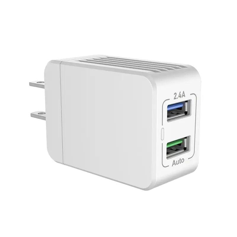 cargador dual de 2.4A y entrada USB auto