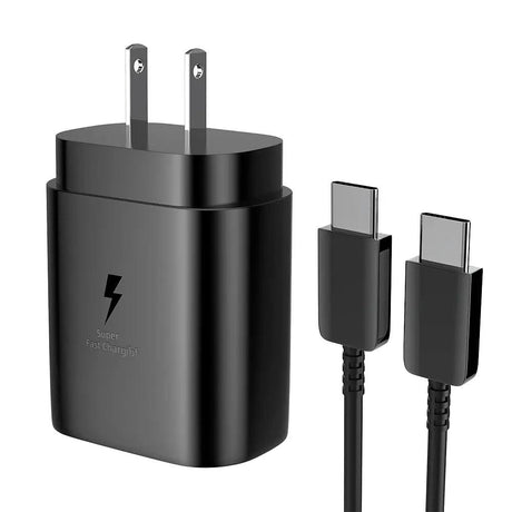 cargador negro vq-pd003 tipo-c a tipo-c