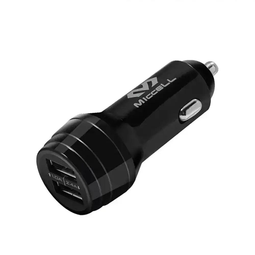 cargador para auto marca miccell vq-c01 doble usb 2.4A