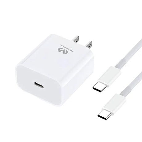 cargador pd tipo-c marca miccell y cable