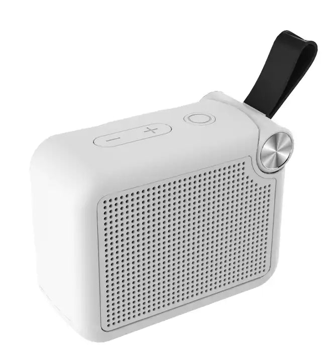 mini altavoz portátil Bluetooth color blanco VQ-SP25 marca Miccell