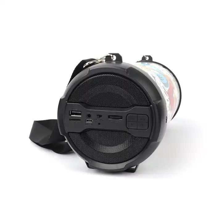 controles y entradas usb de altavoces miccell vq-sp03