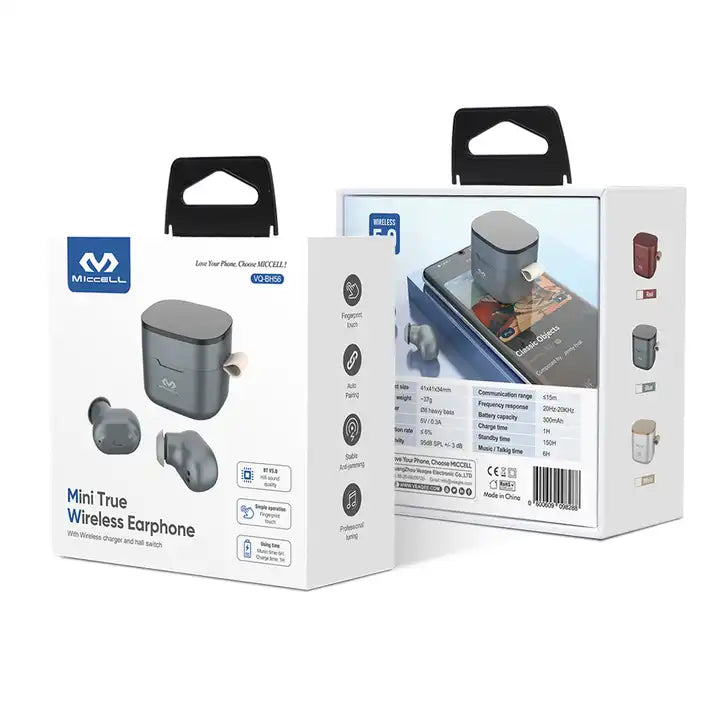 caja adelante y atrás del TWS VQ-BH56 Miccell