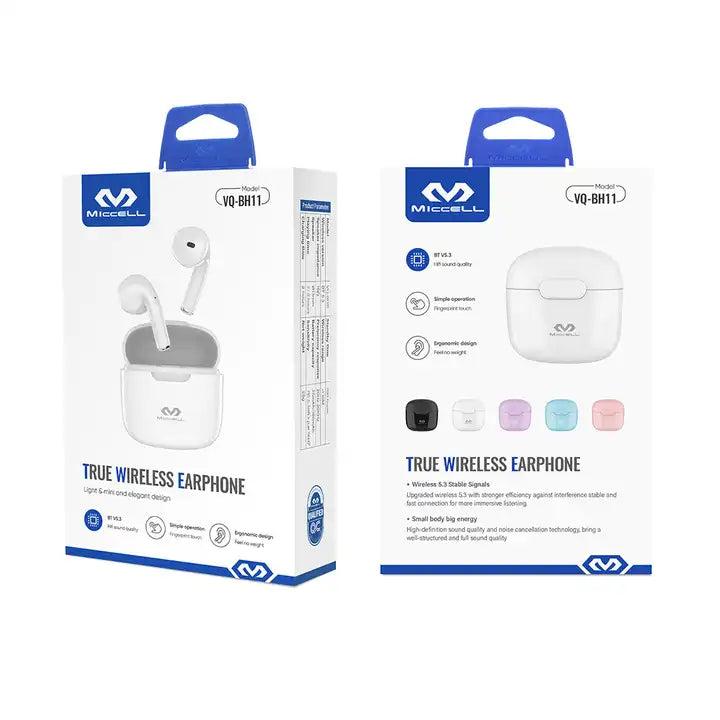 caja de miccell vq-bh11 TWS color blanco