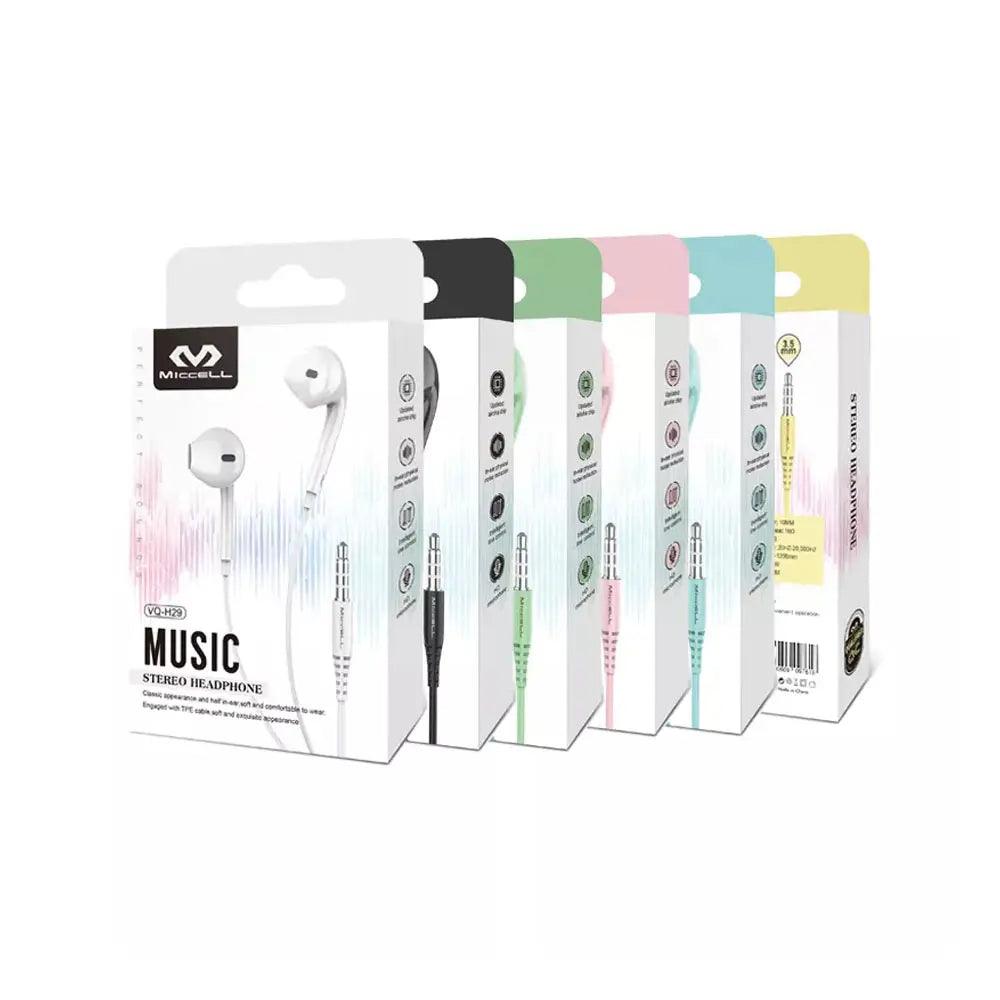 Audífonos con cable OEM 3.5mm (VQ-H29)