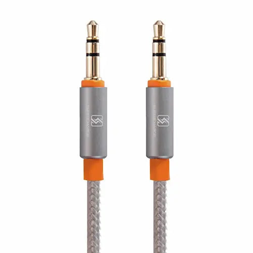 cable auxiliar color gris