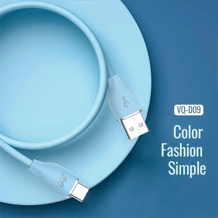 cable data carga rápida 6A miccell colores elegante