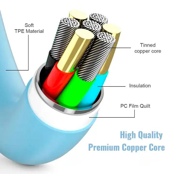 VQ-D09 núcleo de cobre de alta calidad para carga rápida