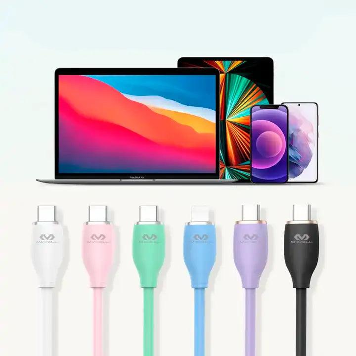 cable data VQ-D09 múltiples colores para iPhone y Android