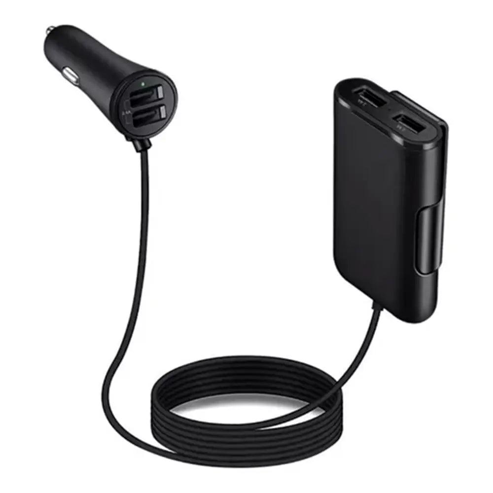 Cargador para auto con cuatro USB marca Miccell