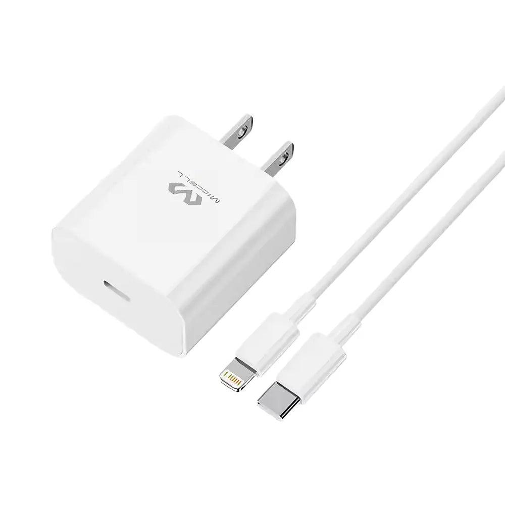 cargador pd 001 marca miccell tipo-c a lightning