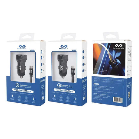 cargador de auto qualcomm 3.0 dual USB