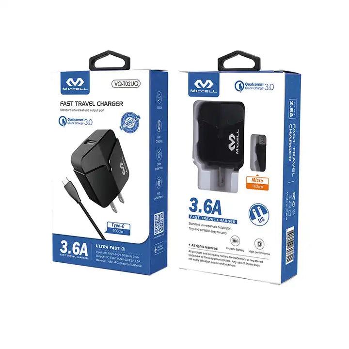 Caja VQ-T02 entrada micro USB color negro