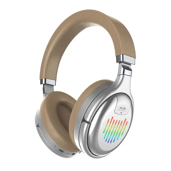 Cascos RGB color beige VQ-B05 marca Miccell