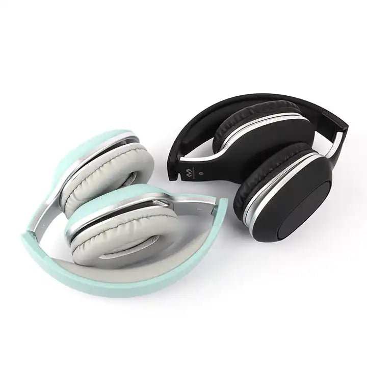 Cascos inalámbricos gaming VQ-SH02 Miccell color verde y negro