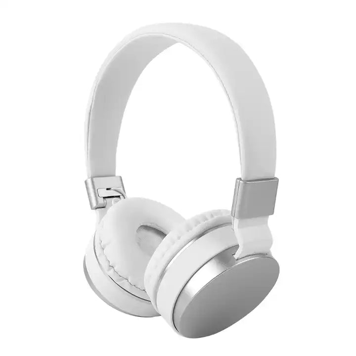 cascos inalámbricos vq-sh01 miccell color blanco