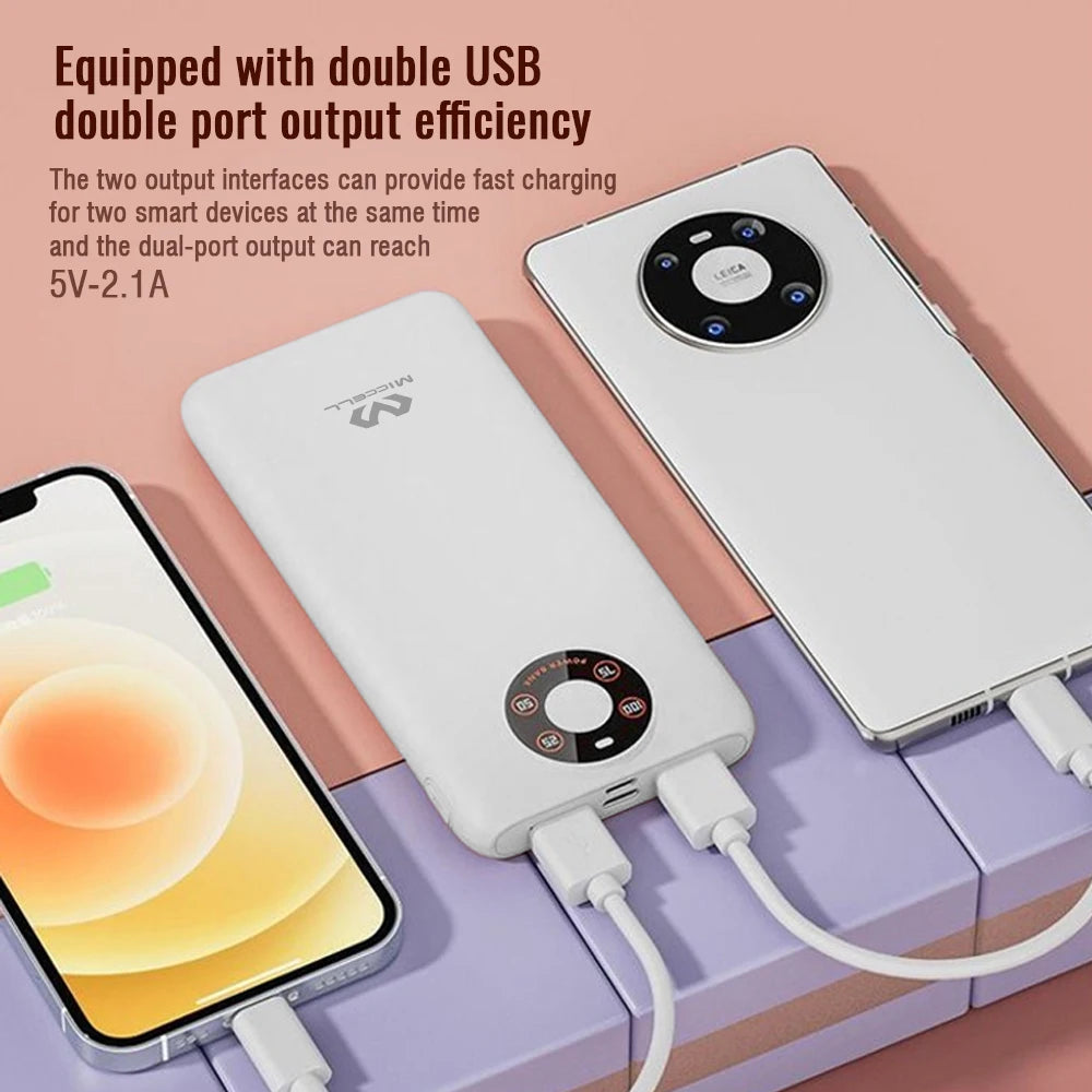 Powerbanks doble eficiencia carga rápida 10,000mAh (VQ-P141A)