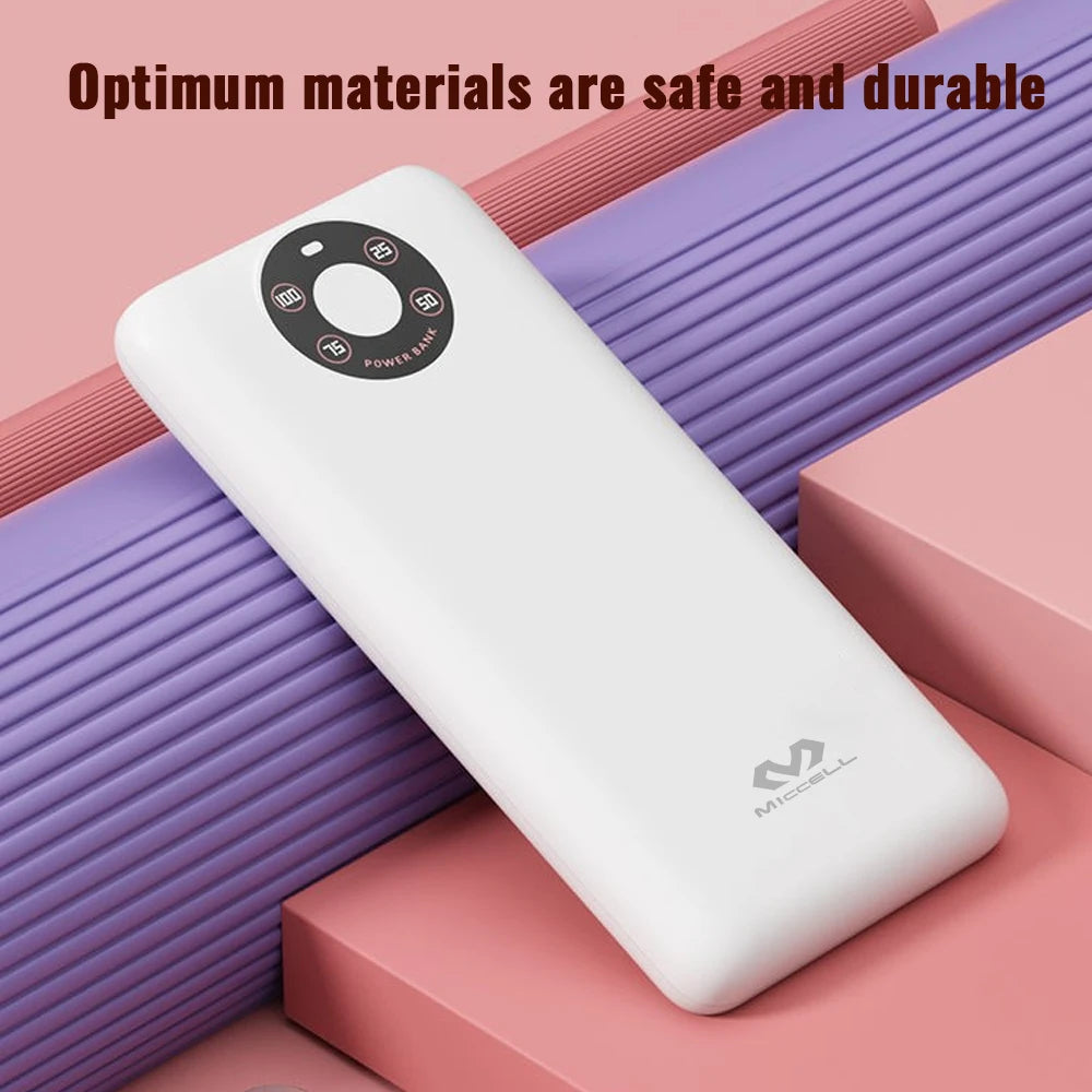 Powerbank miccell vq-p141b óptimos materiales seguro y duradero