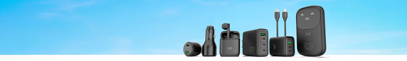 accesorios para celulares: cargadores de auto, audífonos, cargadores de pared, cables y powerbanks