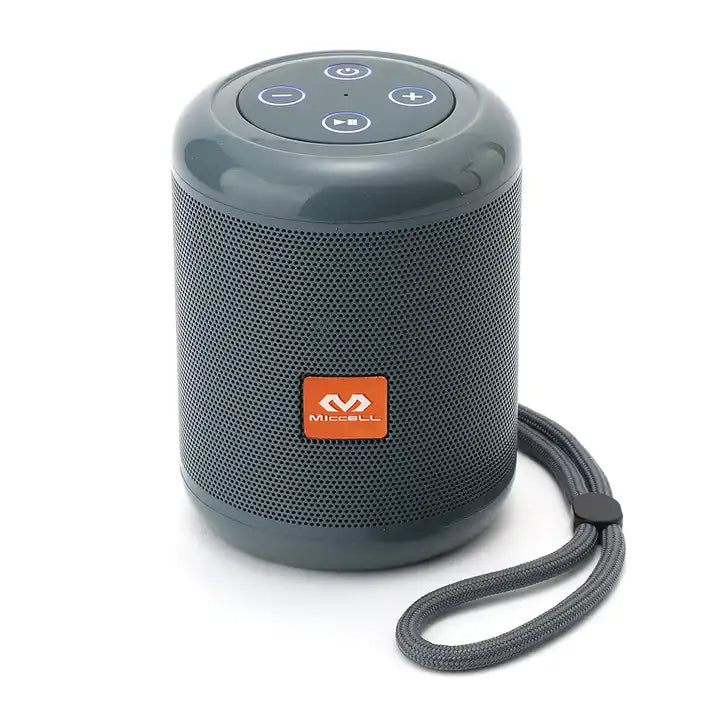 mini altavoz inalámbrico boombox vq-sp04 miccell color gris