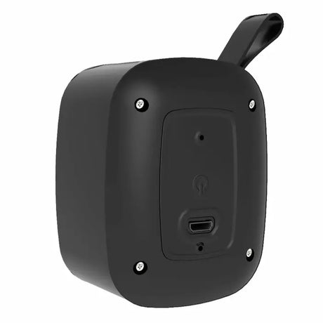 mini parlante bluetooth inalámbrico VQ-SP24 color negro marca Miccell vista trasera