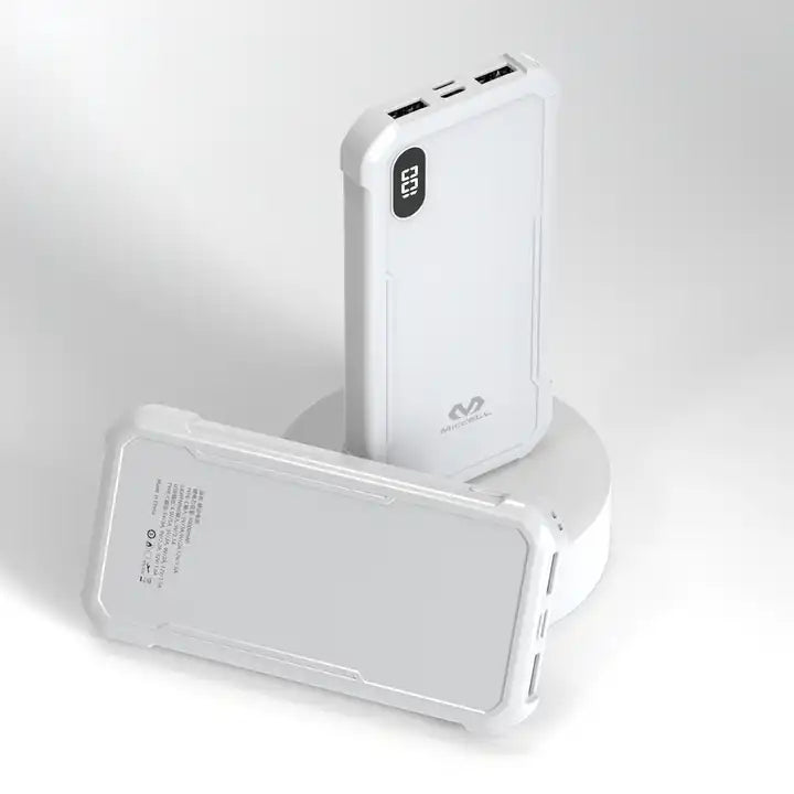 powerbank Carga rápida 2.1A LED Miccell VQ-P133 ambos lados