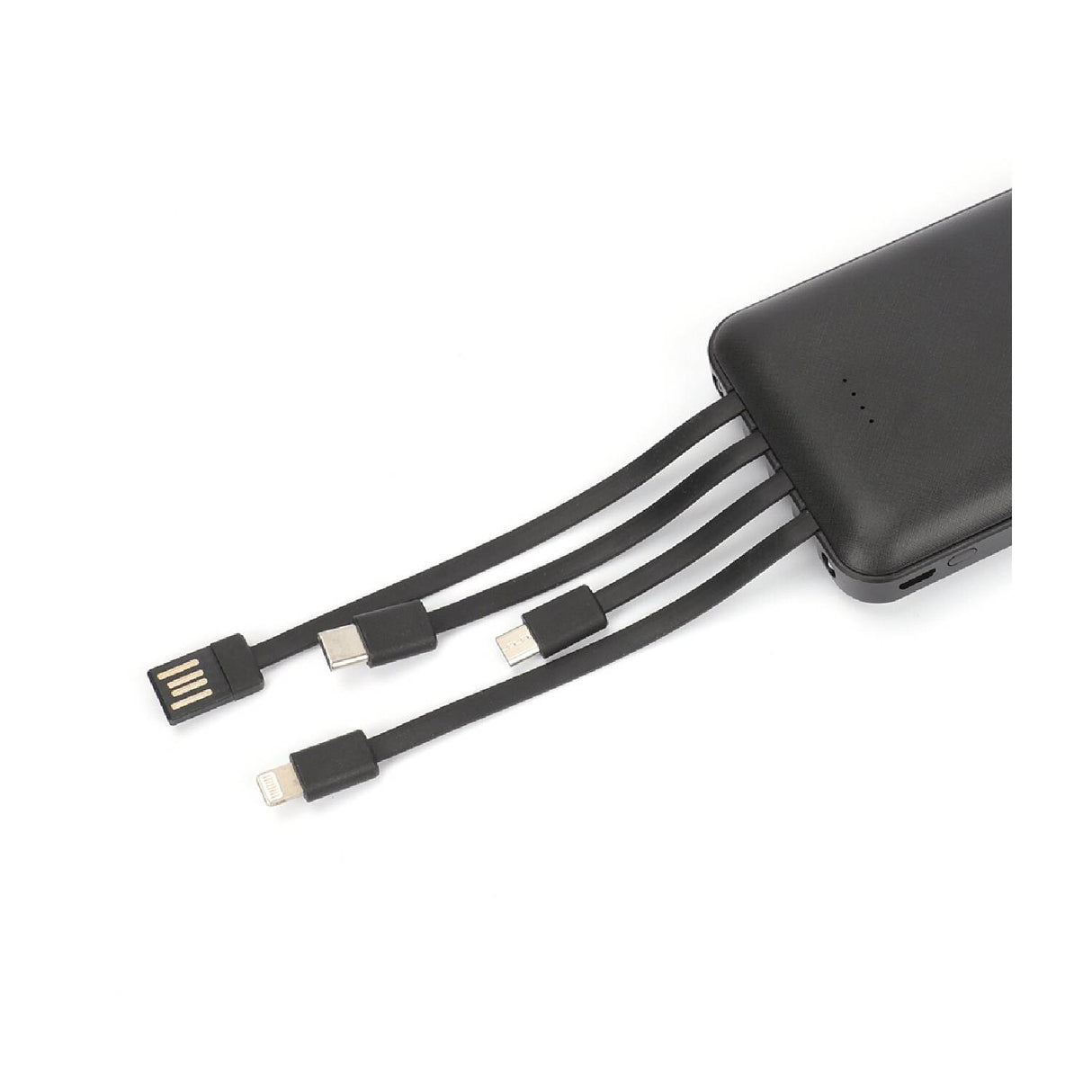 powerbank Carga Rápida con linterna 4 salidas cables (Miccell vq-p137)