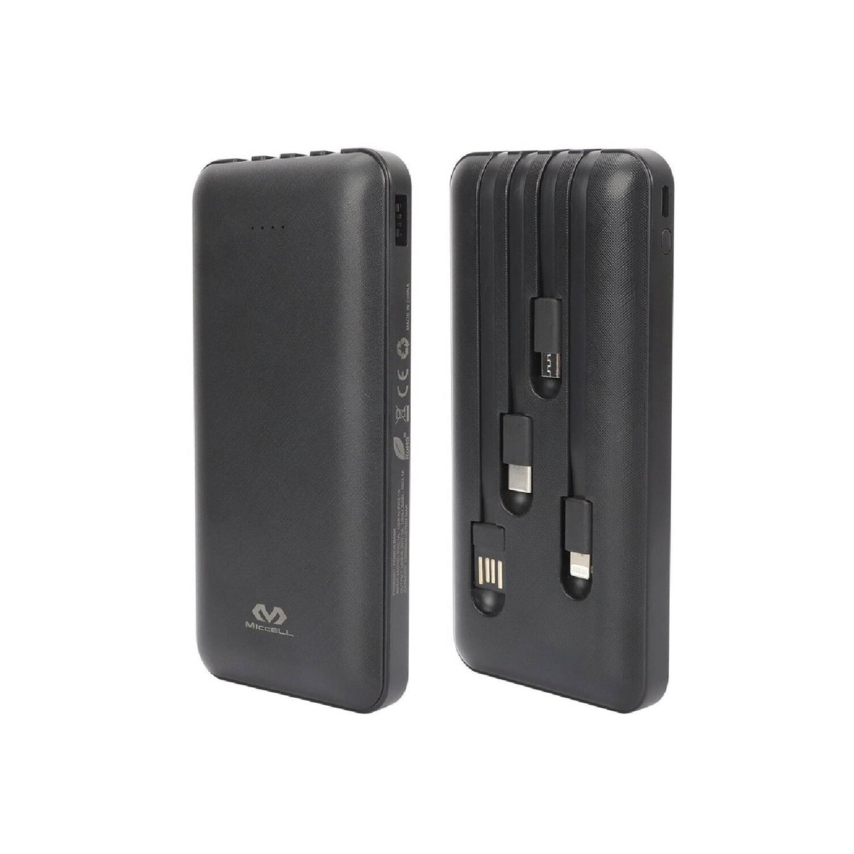 powerbank con linterna 4 salidas (Miccell vq-p137)