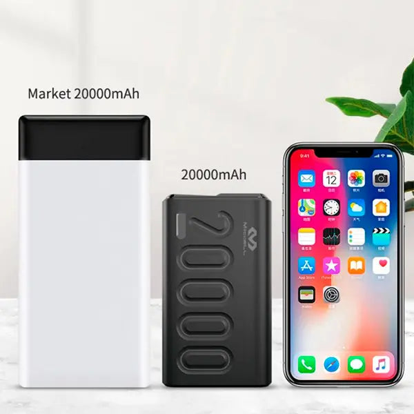 powerbank 20,000mAh tamaño compacto vq-p127 miccell