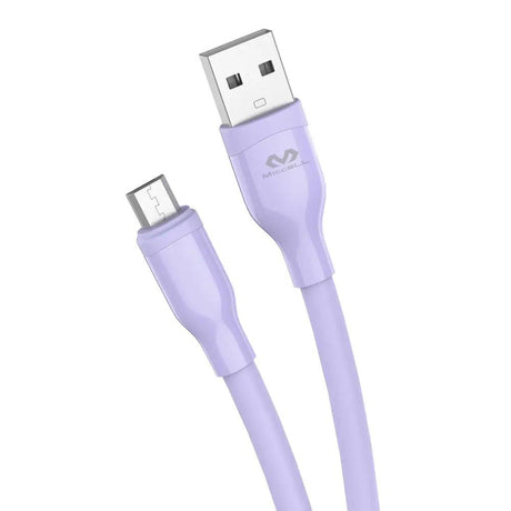 cable data plano entrada micro USB marca Miccell