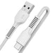 cable de datos color blanco tipo-c