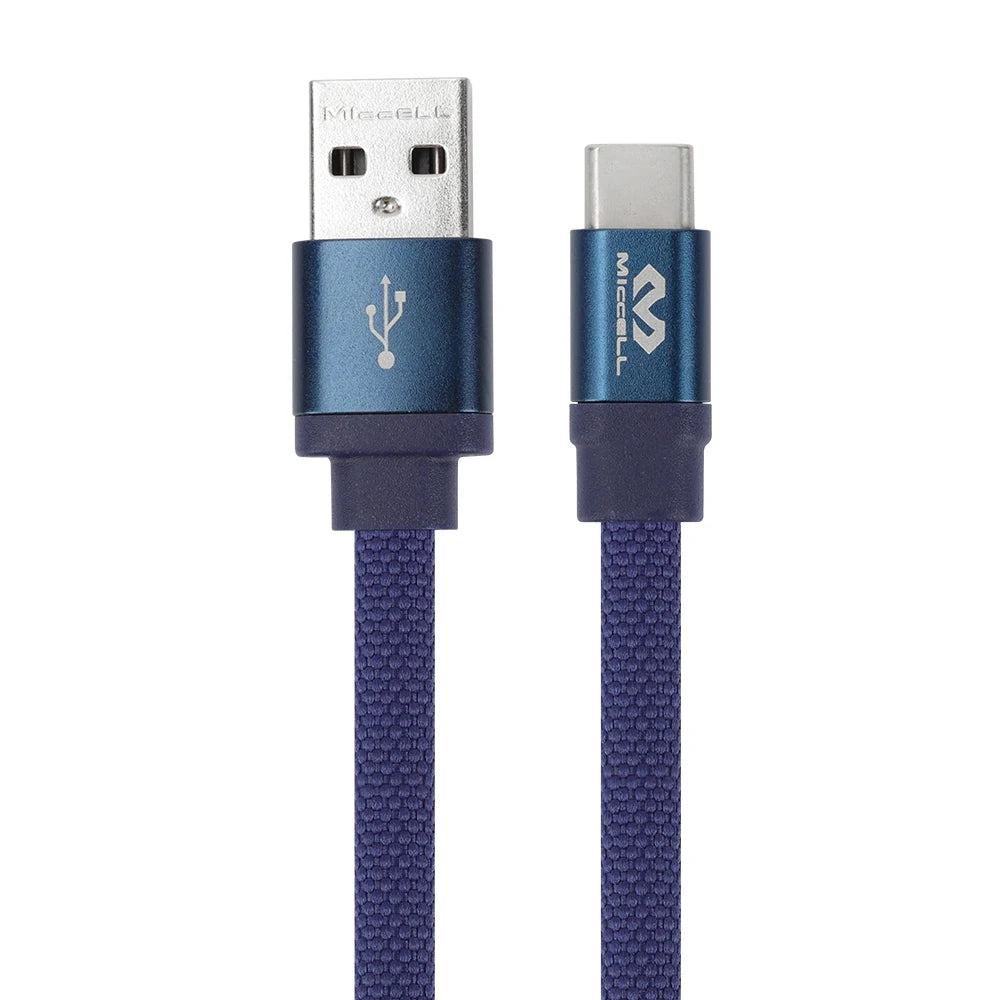 cable data resistente VQ-D117 marca Miccell color azul