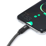 cable miccell vq-d70 trenzado conectado a Android