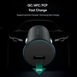 cargador carga rápida a 20W soporta iPhone, Huawei y samsung carga rápida