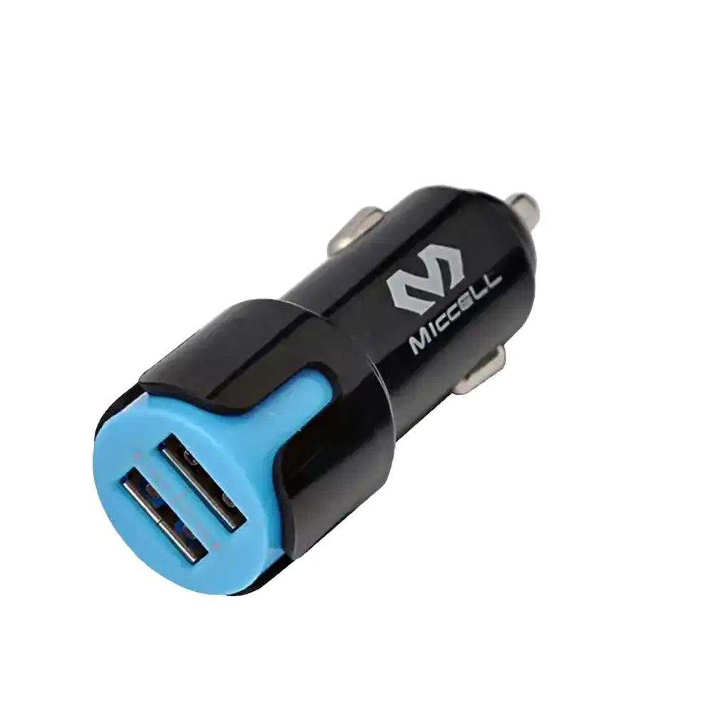 cargador para auto a 2.4 amperios VQ-C02 marca miccell