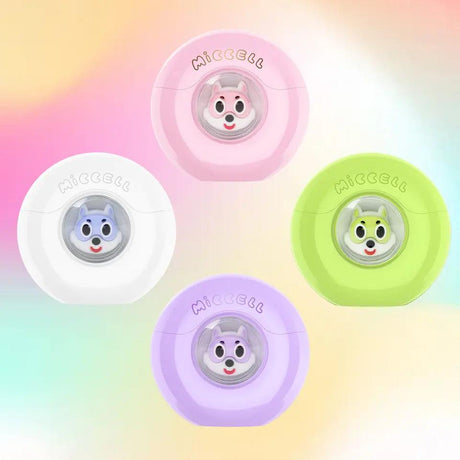 múltiples colores del TWS color rosado, blanco, morado, verde cartoon  