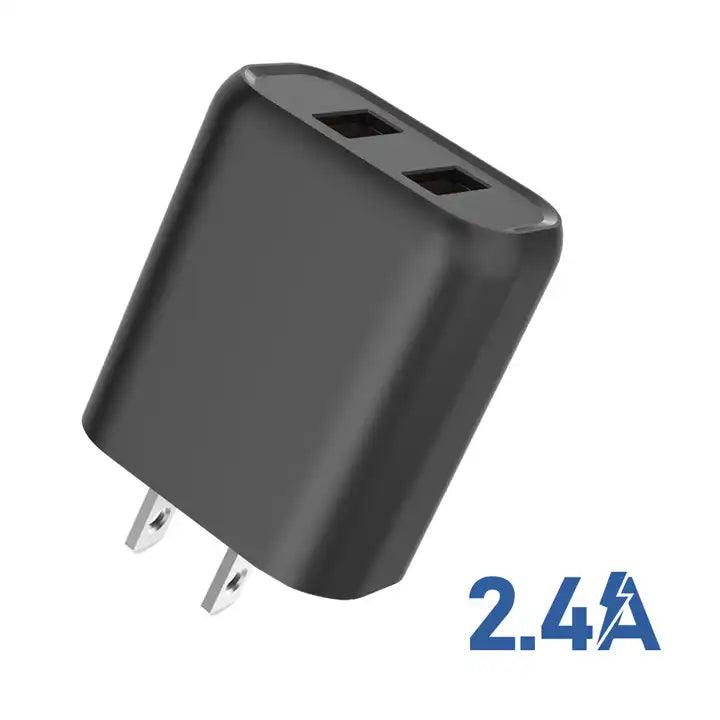 cargador t05 dual USB a 2.4A