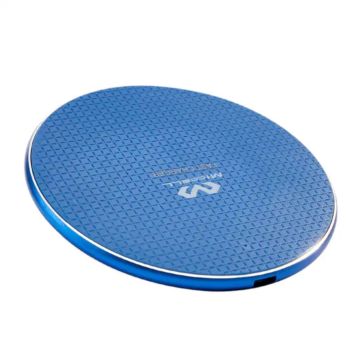 Cargador inalámbrico de 10W color azul