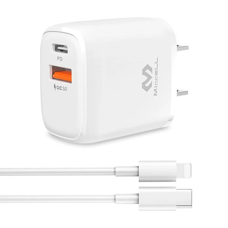cargador entrada pd y entrada USB