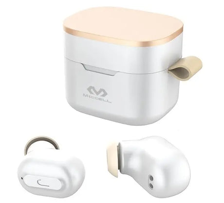 Audífonos y Case del VQ-BH56 de Miccell color Blanco