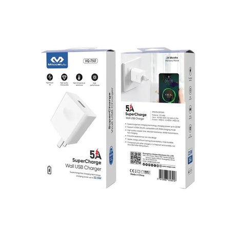 empaque de cargador super carga de 5A marca Miccell